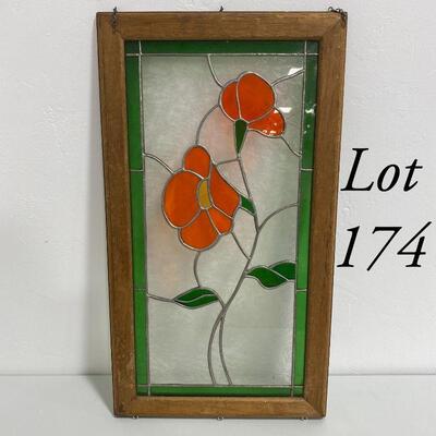 .174. Stained Glass Panel
