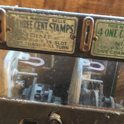 Shermack Products Vintage 3 Cent Stamps Machine no Key