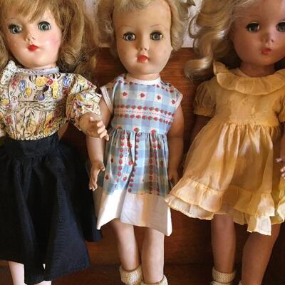 Vintage Doll Lot with EFFANBEE and American Character