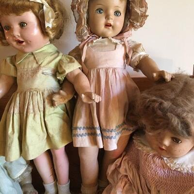 Vintage Doll Lot with EFFANBEE and American Character