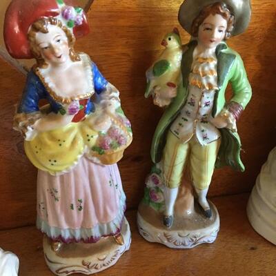 Antique Porcelain Figurines with Beswick Staffordshire