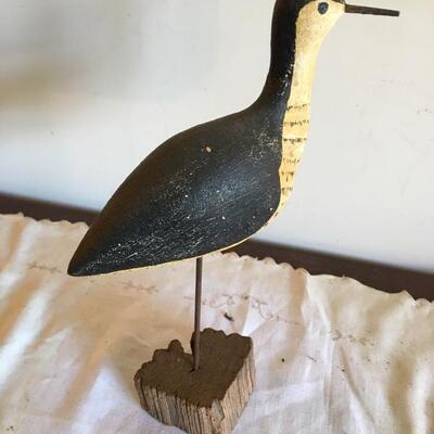 Richard Morgan Artist Signed Wood Bird Decoy 12.5â€