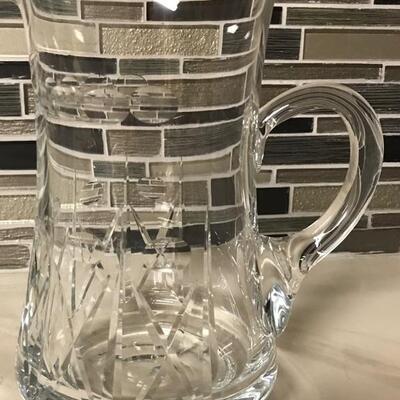 Crystal pitcher
