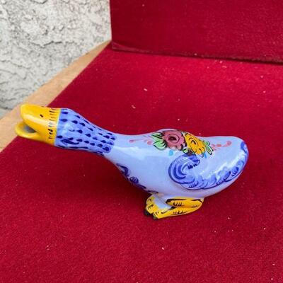 Hand Painted ceramic duck from Portugal 