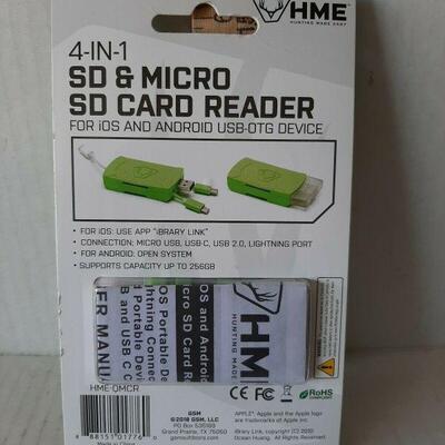 HME sd card reader (LOT 173)