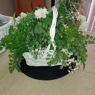 White Baskets