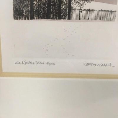 Lot 61 - Katherine Caddick Pencil Signed Prints 