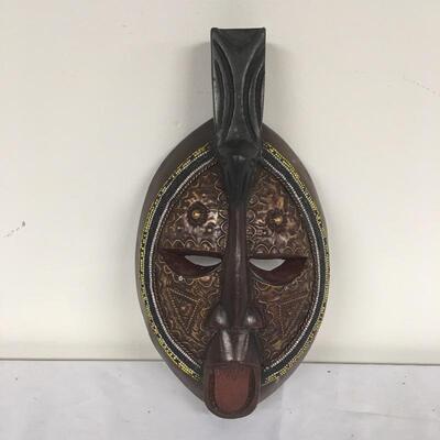 Lot 62 - Pair of Masks with Beads