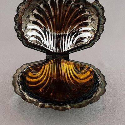 Hong Kong Leonard Silverplate Clam Server