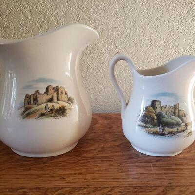Lot 19: Vintage Royal Staffordshire English Pitchers 