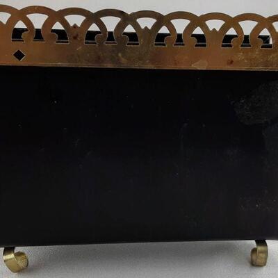 Hand Painted Metal Napkin Holder