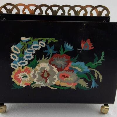 Hand Painted Metal Napkin Holder