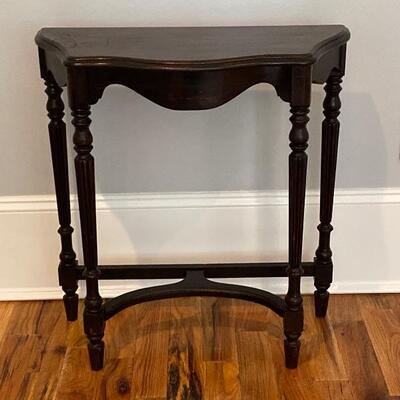 Vintage Wood Foyer / Entry Table 