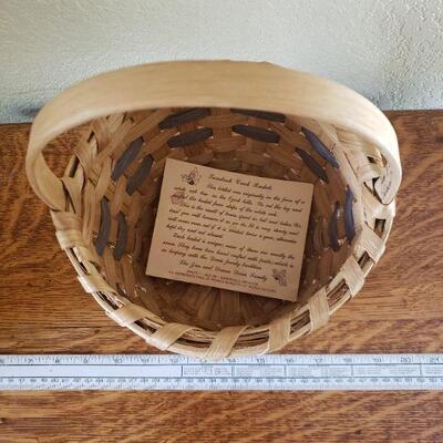Lot 29: Vintage Signed & Dated Turnback Creek Basket