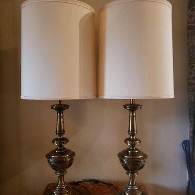 Lot 31: Pair of Stiffel Lamps