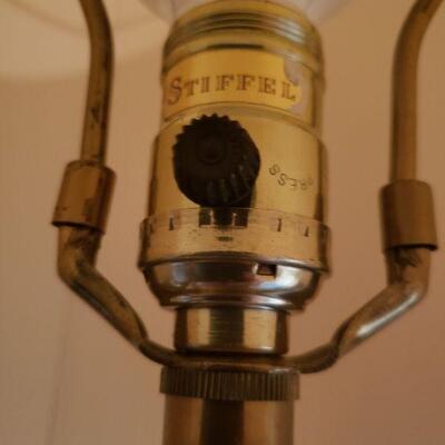 Lot 31: Pair of Stiffel Lamps