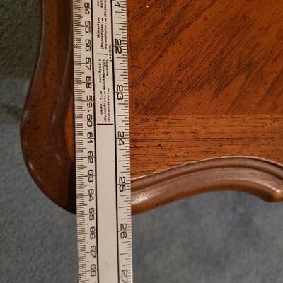 Lot 32: Drexel Side Table with Carved Details