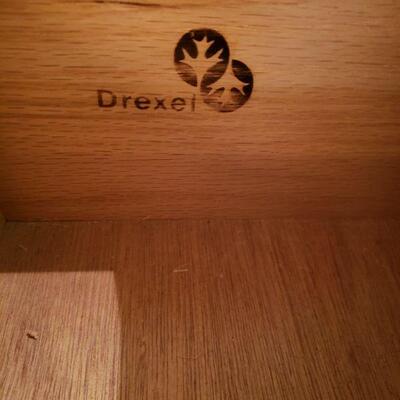 Lot 32: Drexel Side Table with Carved Details