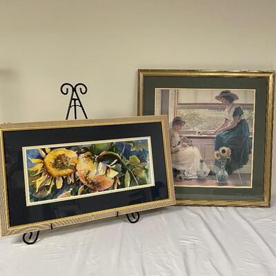 Lot 78 - Carol Keeny Sunflower Watercolor and more