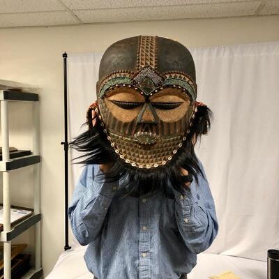 Lot 79 - Large Tribal Mask by Juliana Akandas