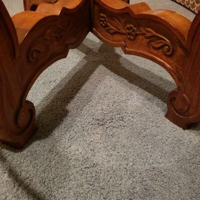 Lot 36: Beveled Glass Top Coffee Table