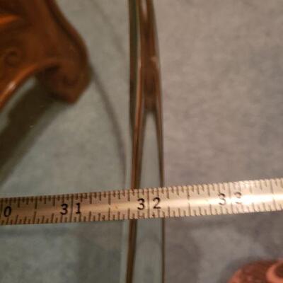 Lot 36: Beveled Glass Top Coffee Table