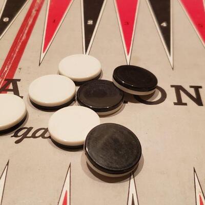 Lot 41: Vintage Checkers and Backgammon Games Boards and Pieces