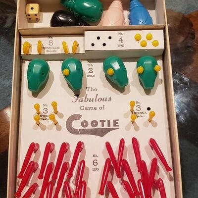 Lot 42: Vintage Cootie Game 