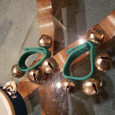 Lot 47: Vintage Child's Tambourine & Wrist Bells