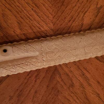 Lot 51: Hand Carved Wood Flute