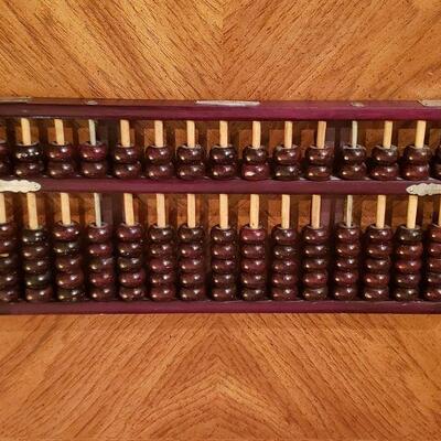 Lot 52: Chinese Wooden Abacus, Chinese Lucky Calculator