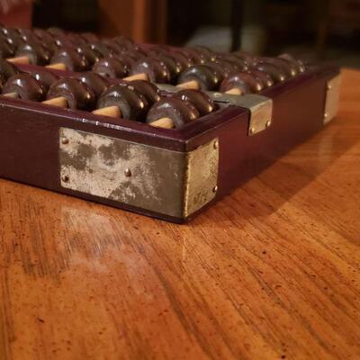 Lot 52: Chinese Wooden Abacus, Chinese Lucky Calculator