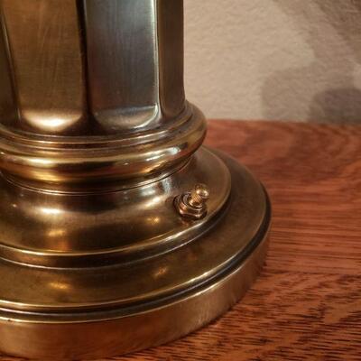 Lot 54: Vintage Brass Lamp