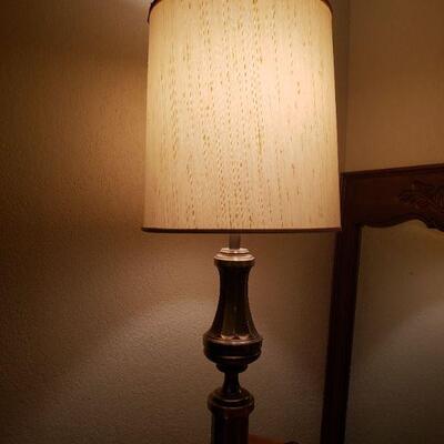 Lot 54: Vintage Brass Lamp
