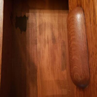 Lot 55: Antique Tiger Oak Library Cabinet