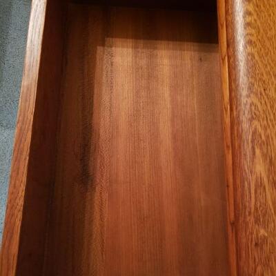 Lot 55: Antique Tiger Oak Library Cabinet