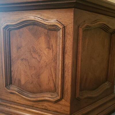 Lot 56: Mid Century Modern Hexagonal Drexel Side Cabinet Table