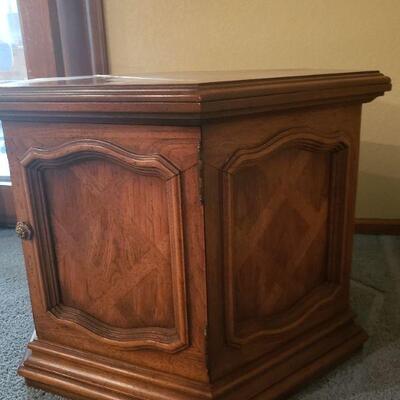 Lot 56: Mid Century Modern Hexagonal Drexel Side Cabinet Table
