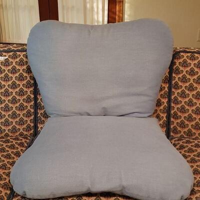 Lot 58: (2) Blue Cushions 