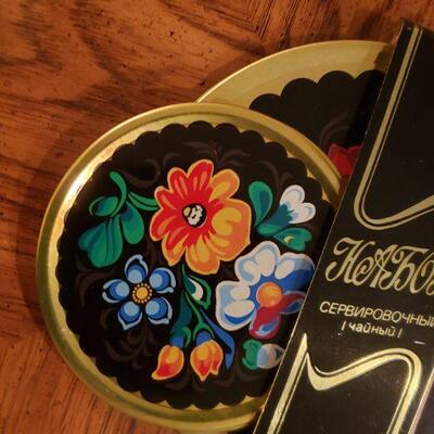 Lot 62: Vintage Coaster Sets - 2 Sizes