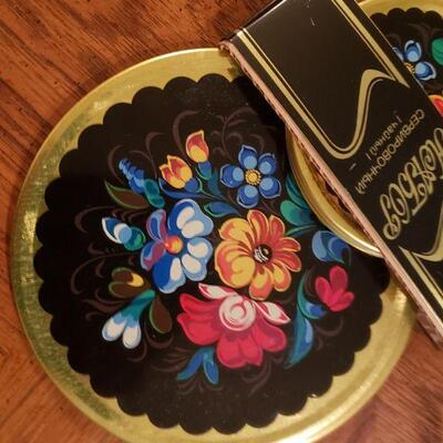 Lot 62: Vintage Coaster Sets - 2 Sizes