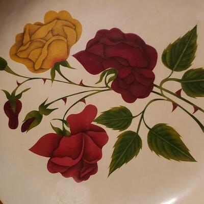 Lot 68: (2) Wood Trays - 1 large & 1 tiny