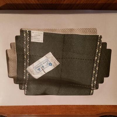 Lot 69:  Green/Black Plaid Blanket
