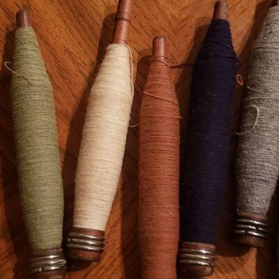 Lot 72: Large Vintage Bobbins 