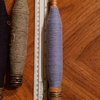Lot 72: Large Vintage Bobbins 