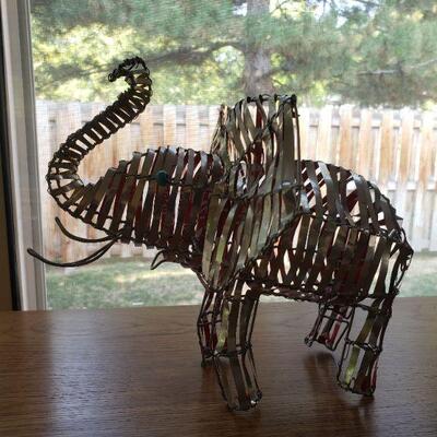 Lot 78: Metal Elephant 