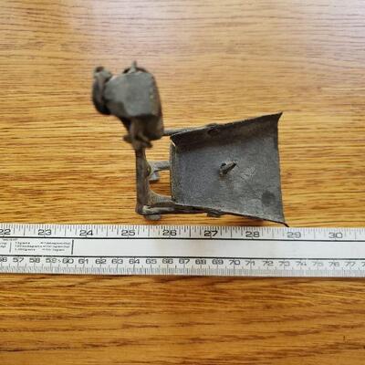 Lot 81: Tribal Metal Candleholder
