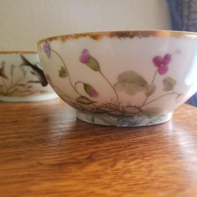 Lot 89: Antique AK Handpainted Fish Dishes (4)