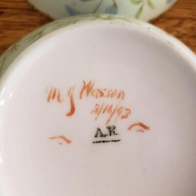 Lot 89: Antique AK Handpainted Fish Dishes (4)