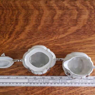 Lot 95: Lefton China Creamer & Sugar